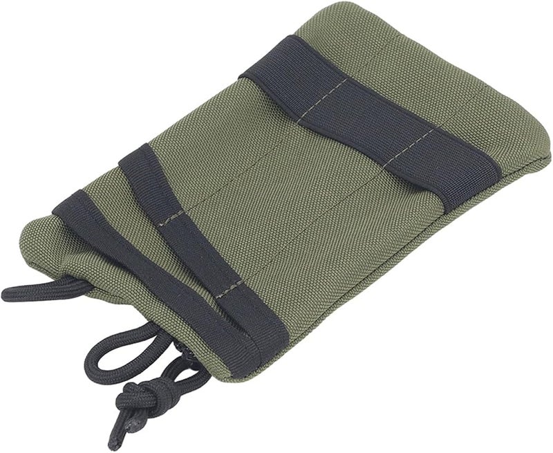 حقيبة تخزين خضراء للخصر حامل بطاقات قماش أكسفورد خفيف الوزن محمول متين للاستخدام في الهواء الطلق - Image 2